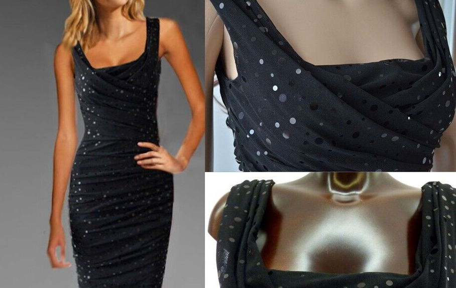 GABBANA runway silk dress size 44